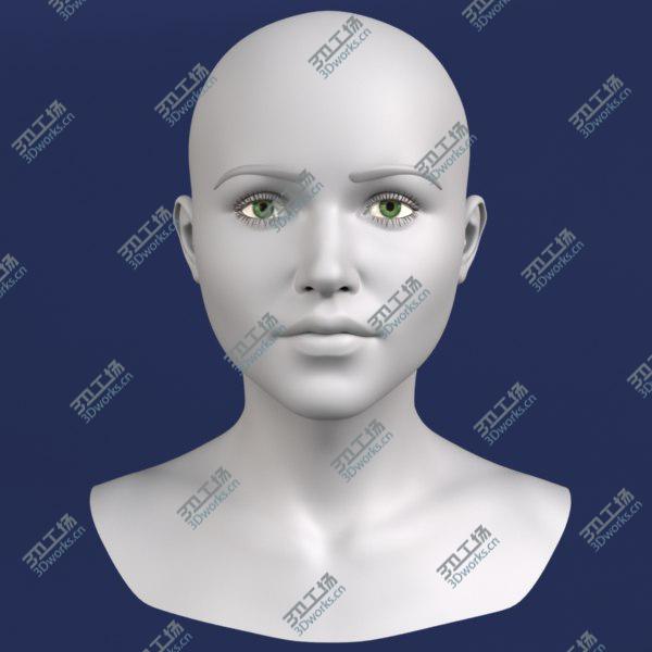 images/goods_img/20210312/Realistic Female Head 3d Model/1.jpg